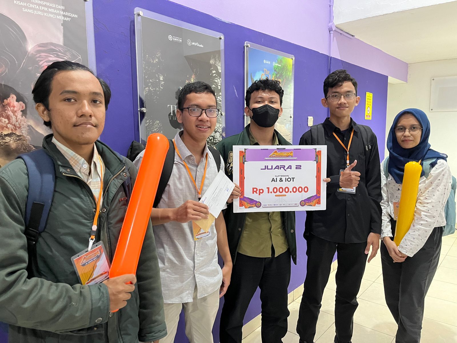 2nd place in the AI and IoT category at Amicta 2023 — proof 1